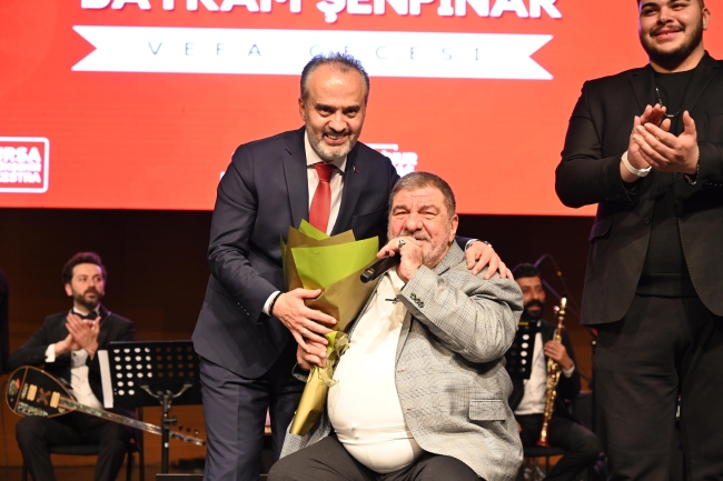 Bursa'da ‘Bayram Şenpınar Vefa Gecesi’ düzenlendi