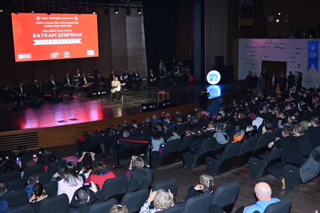 Bursa'da ‘Bayram Şenpınar Vefa Gecesi’ düzenlendi