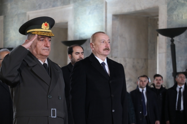 Azerbaycan Cumhurbaşkanı Aliyev, Anıtkabir'de