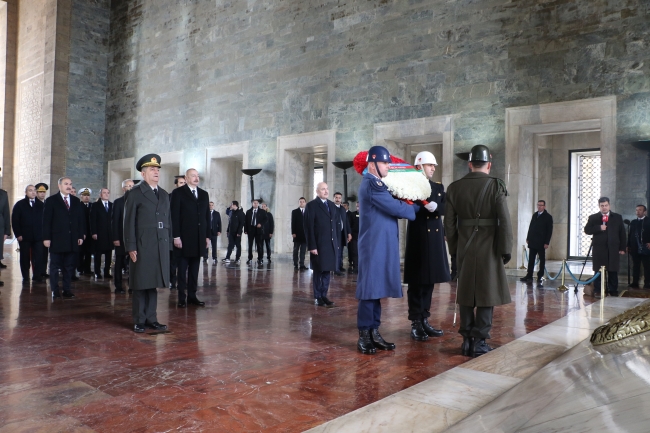Azerbaycan Cumhurbaşkanı Aliyev, Anıtkabir'de