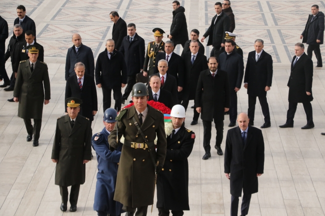 Azerbaycan Cumhurbaşkanı Aliyev, Anıtkabir'de