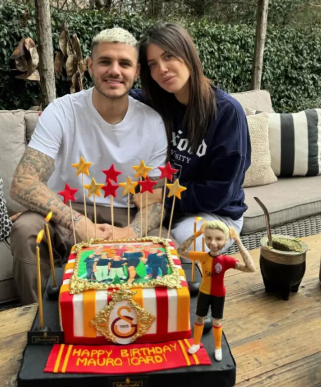Wanda Nara'dan Icardi'ye sürpriz pasta
