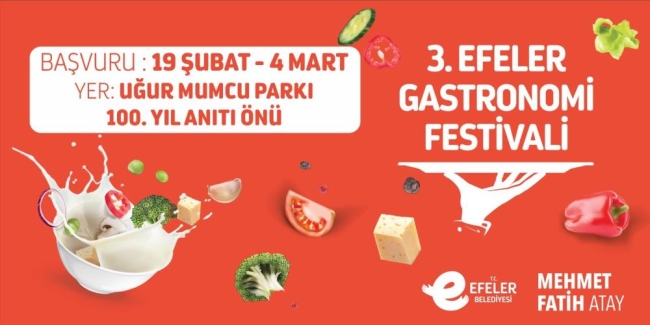 Efeler Gastronomi Festivali'nin üçüncüsü düzenlenecek