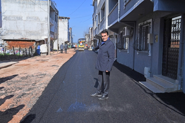 Osmangazi'de 15 sokağın yolları yenilendi