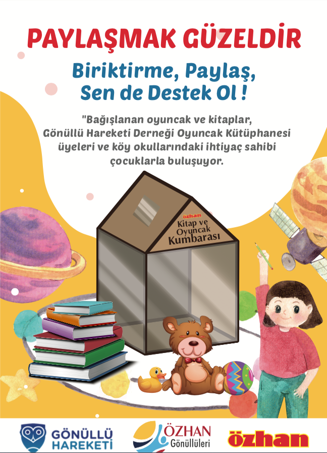 Özhan'ın kitap ve oyuncak kampanyası büyüyor