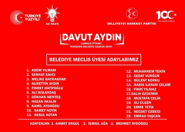 AK Parti Bursa'da meclis üyesi adayları belli oldu!