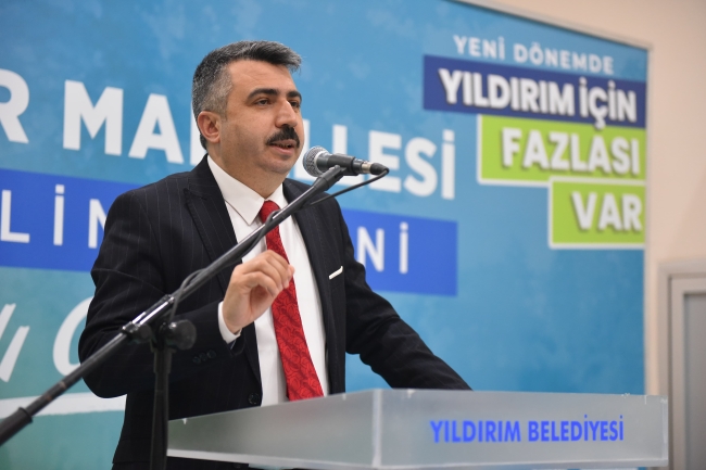 Yıldırım'da imar parseli tapular dağıtıldı