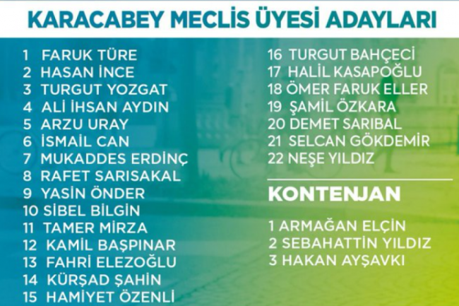 AK Parti Bursa'da Belediye Meclis Üyesi adaylarını açıkladı