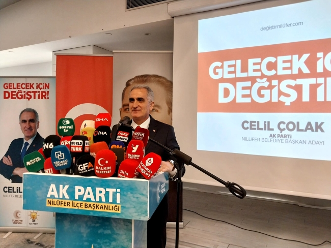 AK Parti Nilüfer Adayı Celil Çolak projelerini anlattı