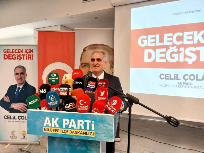 AK Parti Nilüfer Adayı Celil Çolak projelerini anlattı