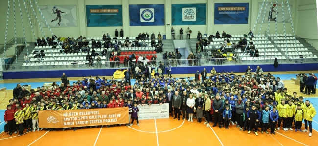 Nilüfer Belediyesi'nden amatör sporculara tam destek!