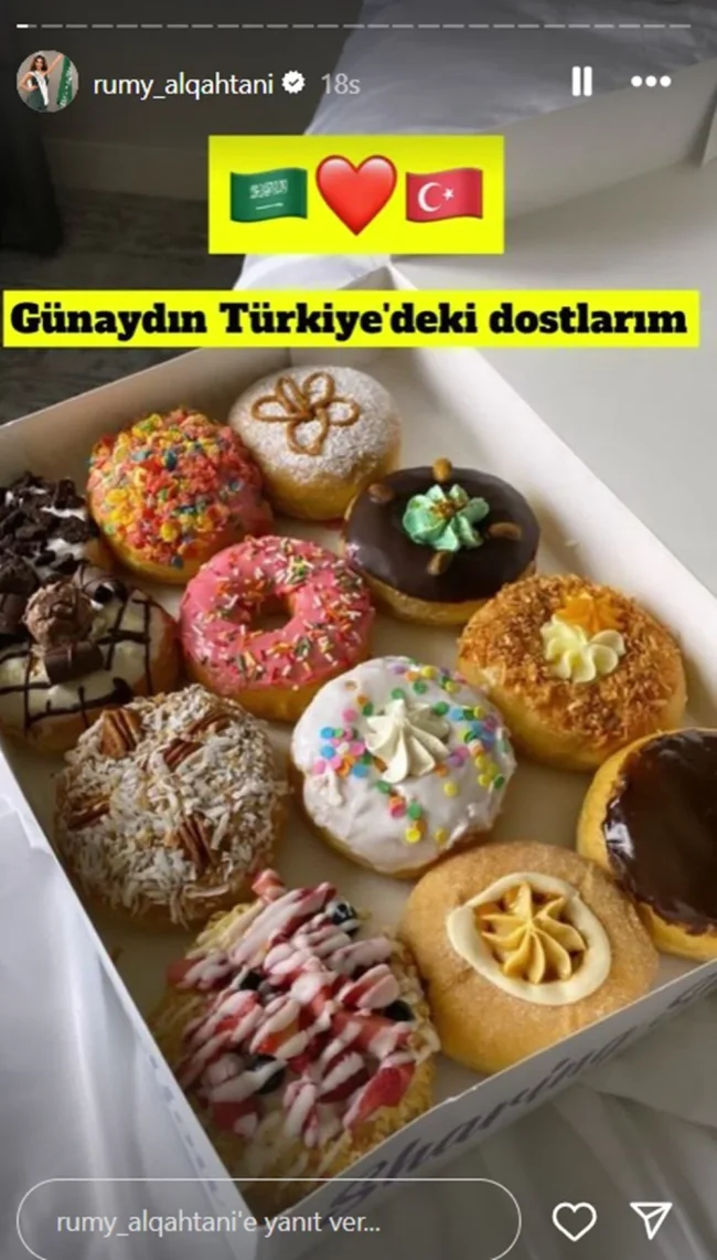 Suudi Arabistanlı model Rumy Al-Qahtani'den Türkiye mesajı