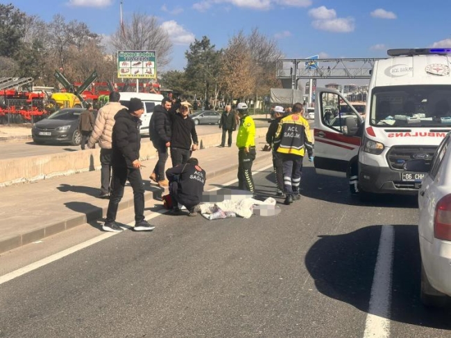 Karşıya geçmeye çalışırken can verdi