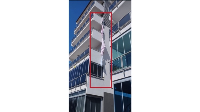 5. kattan çarşafla inmeye çalışan uyuşturucu taciri ayağını kırdı