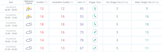 Bursa'da bugün hava nasıl olacak ?