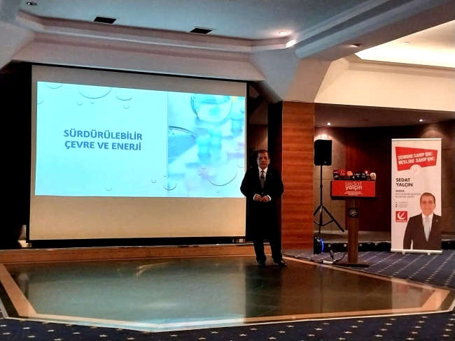 Sedat Yalçın'dan 'Sürdürülebilir Çevre ve Enerji Politikaları' konulu 4. toplantı