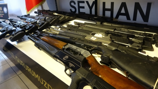 Adana polisi 7 günde 90 silah ele geçirdi