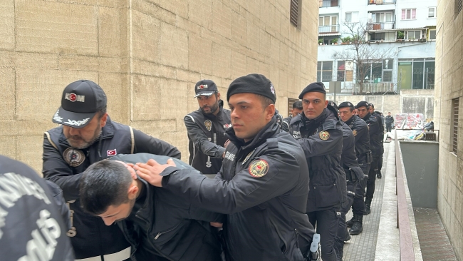 Bursa'da "Kafes-46" şüphelileri adliyeye sevk edildi