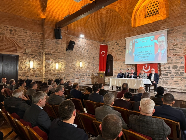 Afatlı BBP adayları ile bir araya geldi