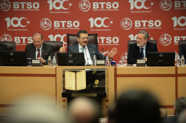 TOBB Başkanı Hisarcıklıoğlu BTSO Meclisinin Konuğu Oldu