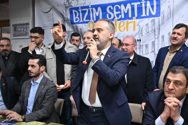 Bursa Büyükşehir Belediye Başkanı Alinur Aktaş'a Küplüpınar'da sevgi seli