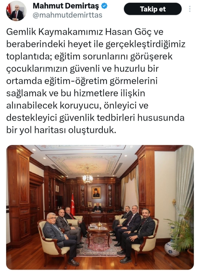 Nihat Yeşiltaş'tan Vali Demirtaş'a sert tepki