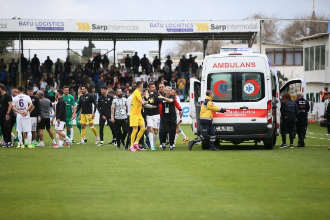 BodrumFK ve Eyüpspor maçında kargaşa çıktı!