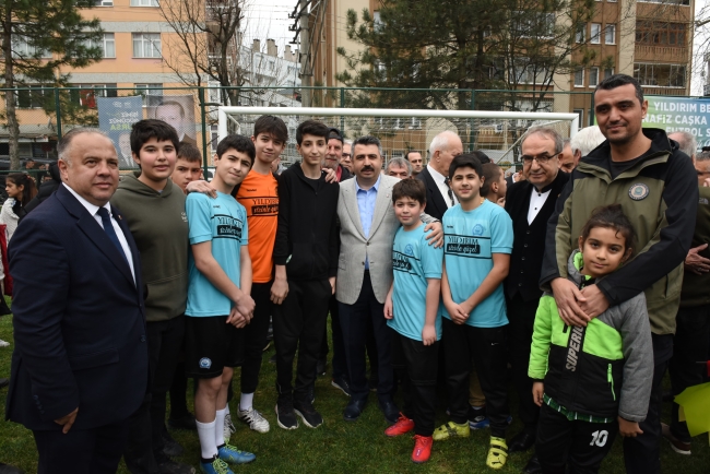Nafiz Caşka Futbol Sahası açıldı