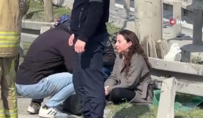 Aracına bakıp ağladı