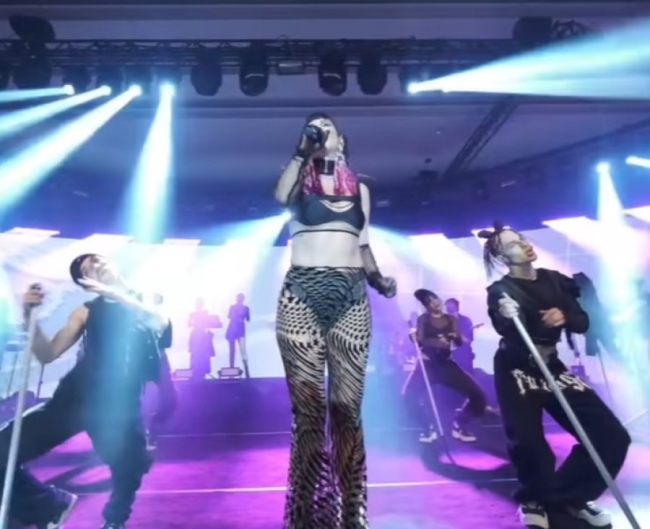 Hande Yener'in sahne tarzı çok konuşuldu!