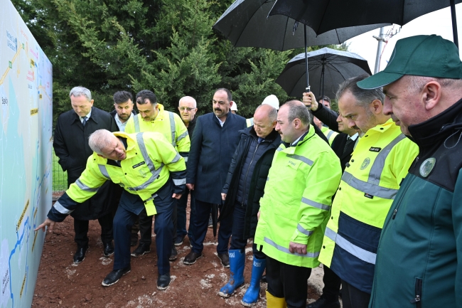 Bursa Çınarcık Barajı'nın imalatı başlatıldı