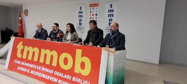 TMMOB Bursa seçim bildirgesini açıkladı