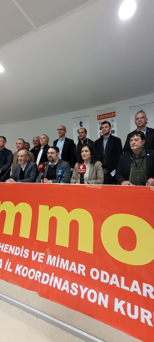 TMMOB Bursa seçim bildirgesini açıkladı