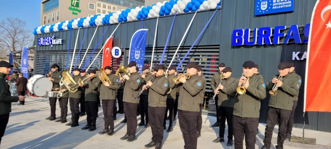 Kent Meydanı BURFAŞ kafe açıldı