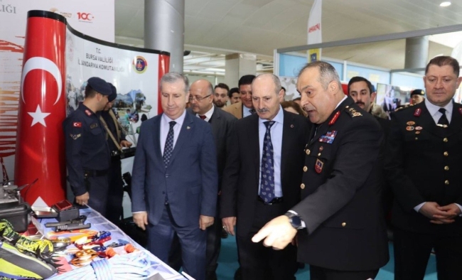 Jandarma Devlet Teşvikleri Fuarı'na büyük ilgi