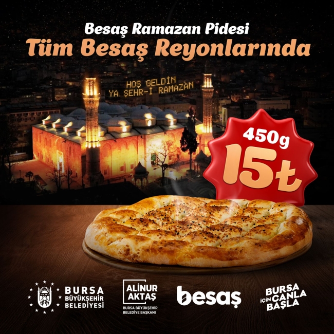 BESAŞ Ramazan pidesi fiyatını açıkladı!