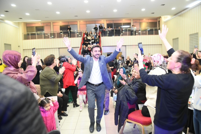 Kestel'de kadınlar, matinede doyasıya eğlendi