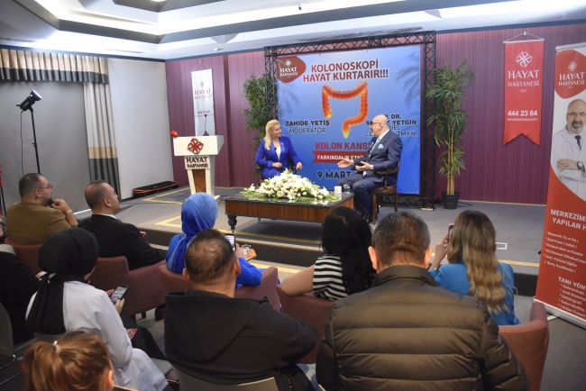 Zahide Yetiş ve Opr. Dr. Servet Yetgin'den kolon kanseri uyarısı