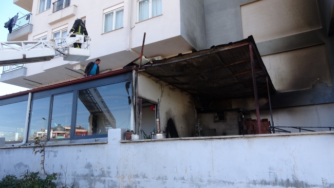 Pastanenin deposu alev alev yandı
