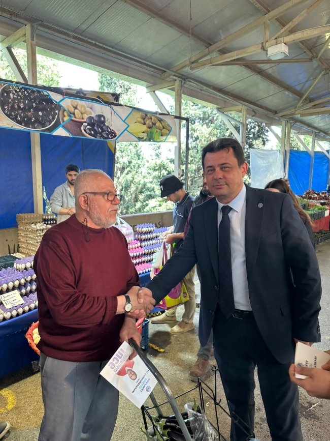 Memleket Parti'li Cevdet Şen sahalara indi