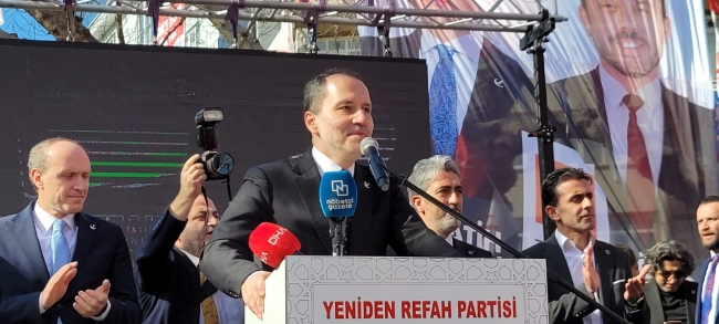 Kestel'de YRP Genel Başkanı Fatih Erbakan rüzgarı