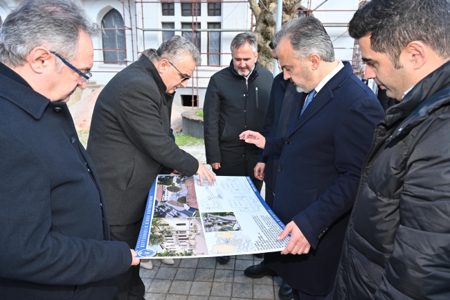 Bursa'da tarihi yapı açılış için gün sayıyor