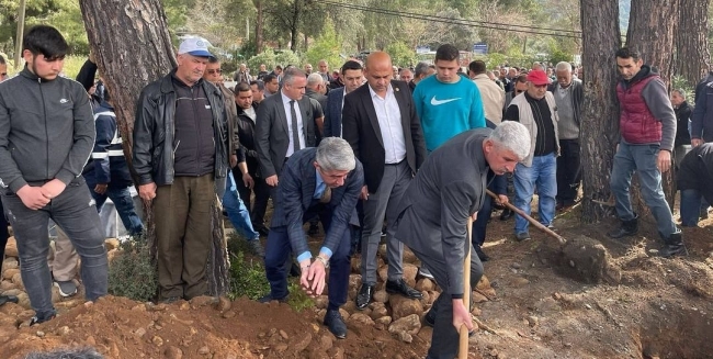 Belediye işçisine acı veda
