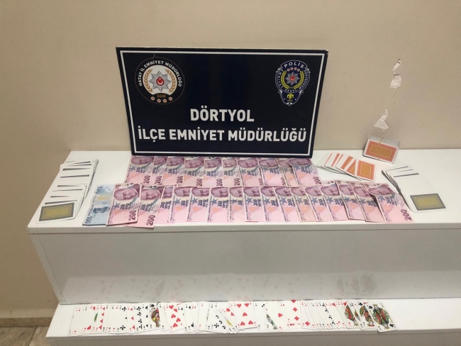 Hatay'da kumar oynayan şahıslara para cezası