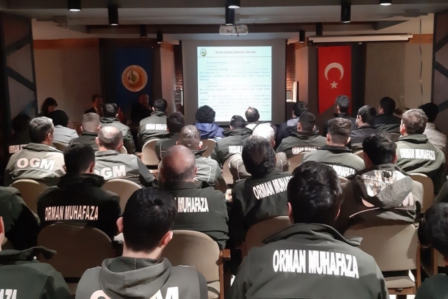Ormanın koruyucularına eğitim verildi