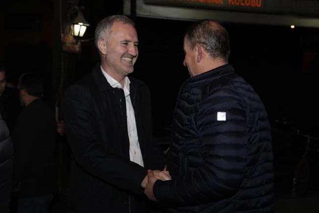 Hafız Habip Deveci İshakpaşa'da cemaat ile buluştu