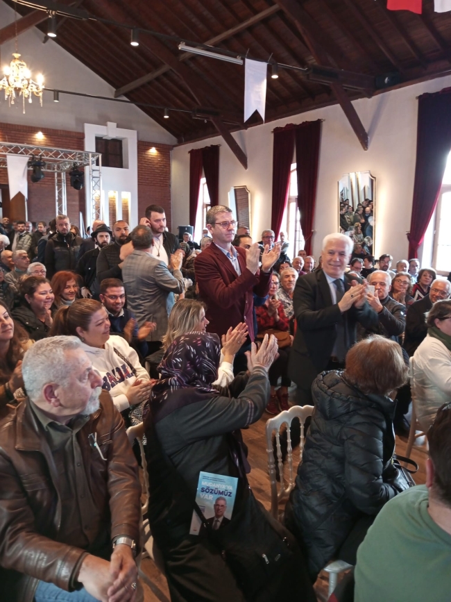 Başkan Adayı Deniz Dalgıç'a Mudanya'da yoğun ilgi
