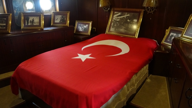 Atatürk'ün gezi teknesi müze olarak sergileniyor