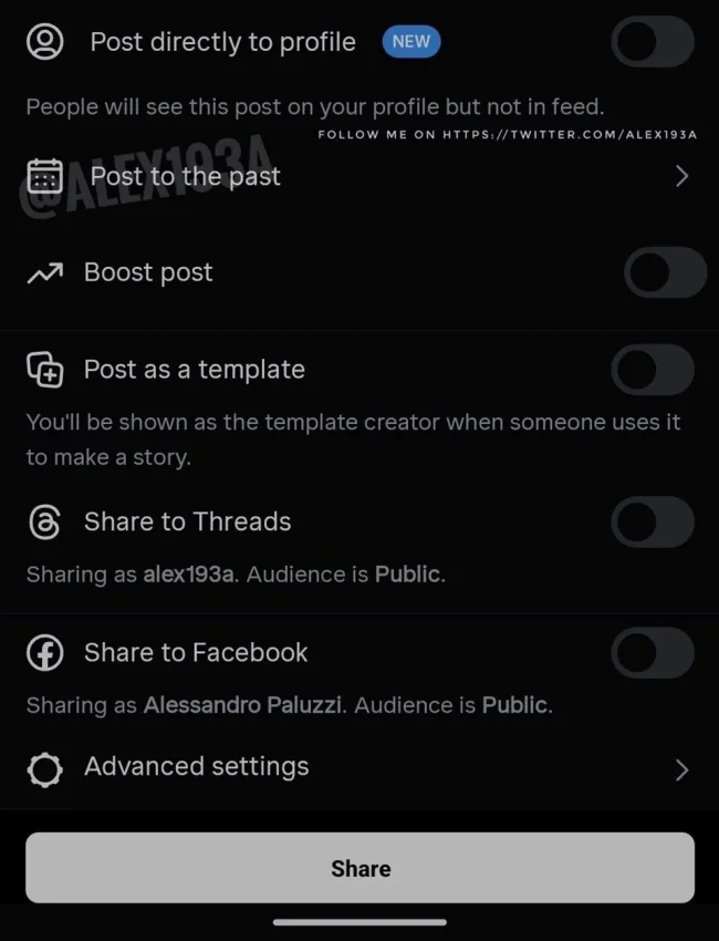 Instagram'a yeni post özelliği