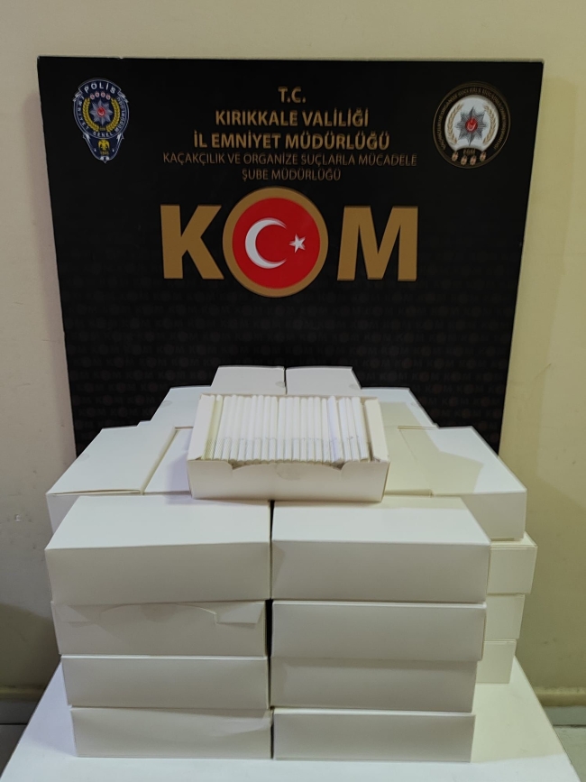 Kırıkkale'de kaçak ürün ticareti yapanlara operasyon